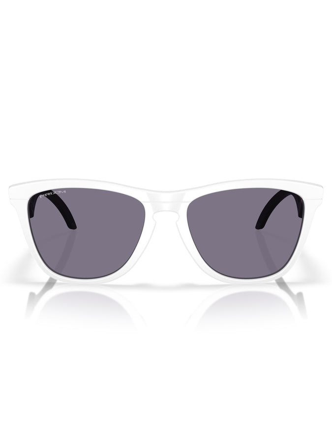 Oakley Frogskins Hybrid Matte White/Prizm Grey Sunglasses | MATTE WHITE/PRIZM GREY