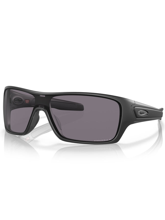 Oakley 2024 Turbine Rotor Matte Black/Prizm Grey Polarized Sunglasses | MATTE BLACK/PRIZM GREY 