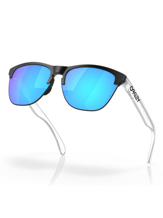 Oakley Frogskins Lite Matte Black/Prizm Sapphire Sunglasses | MAT BLACK/PRIZM SAPPHIRE