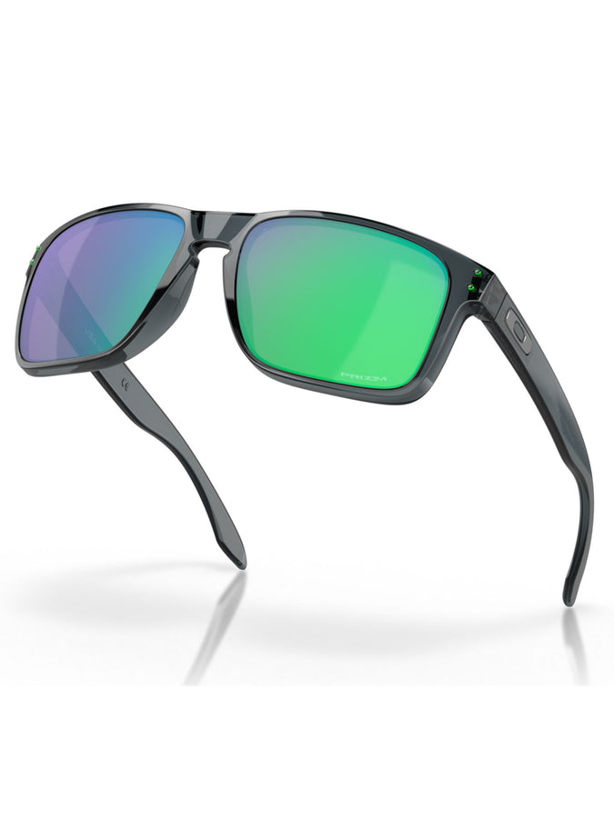 Oakley Holbrook XL Crystal Black/Prizm Jade Sunglasses | CRYSTAL BLACK/PRIZM JADE