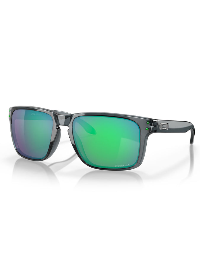 Oakley Holbrook XL Crystal Black/Prizm Jade Sunglasses | CRYSTAL BLACK/PRIZM JADE