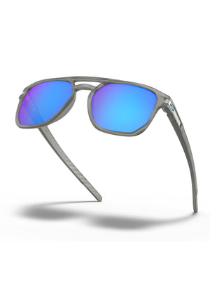 Oakley Latch Beta Matte Grey Ink/Prizm Sapphire Sunglasses