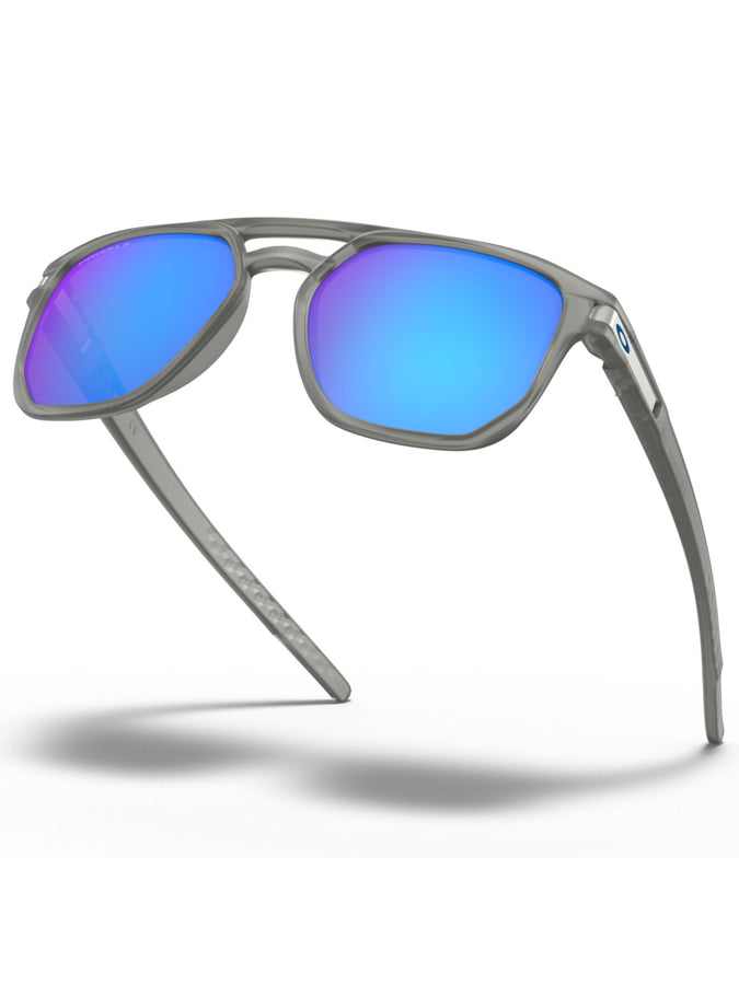 Oakley Latch Beta Matte Grey/Prizm Sphr Polarized Sunglasses | MATTE GREY INK/PRIZM SAPPHIRE