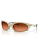 Oakley Plantaris Matte Sand/Prizm Brown Gradient Sunglasses