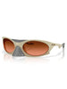 Oakley Plantaris Matte Sand/Prizm Brown Gradient Sunglasses