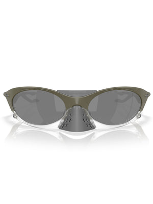 Oakley Plantaris Matte Moss Green/Prizm Black Sunglasses