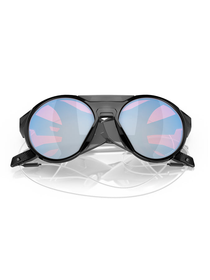 Oakley Clifden Polished Black/Prizm Snow Sapphire Sunglasses | PLSHD BLK/PRIZM SNOW SAPPHIRE