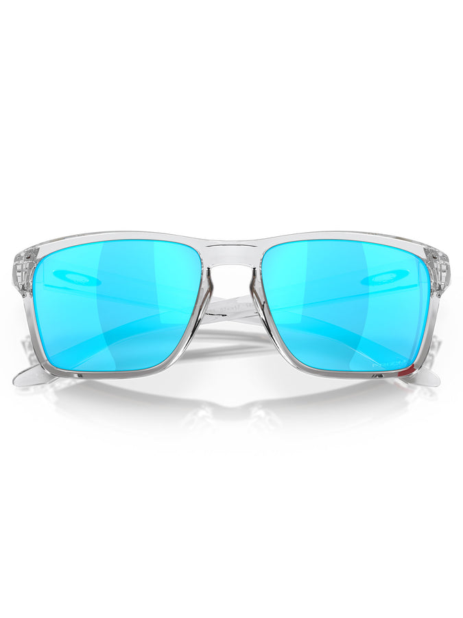 Oakley Sylas Polished Clear/Prizm Sapphire Sunglasses | POLISHED CLEAR/PRIZM SAPPHIRE