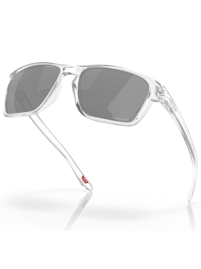 Oakley 2024 Sylas Polished Clear/Prizm Black Sunglasses | POLISHED CLEAR/PRIZM BLK