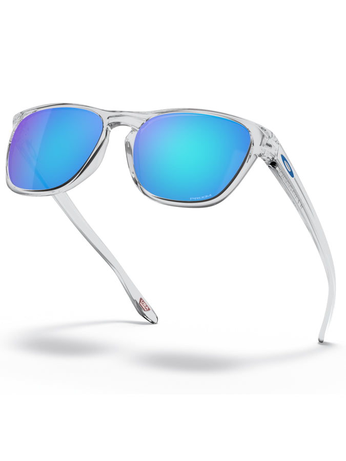 Manoburn Polished Clear/Prizm Sapphire Sunglasses | POLISHED CLEAR/PRIZM SAPPHIRE