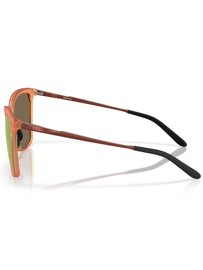 Oakley Sielo SQ Matte Transparent Ginger/Rose Gold Sunglasses | MAT TRANS GINGER/PRZM ROSE GLD