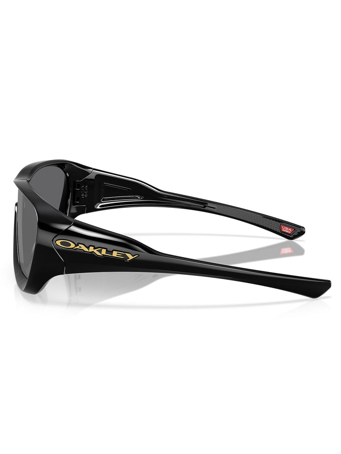 Oakley De La Salle Polished Black/Prizm Black Sunglasses | POLISHED BLACK/PRIZM BLACK