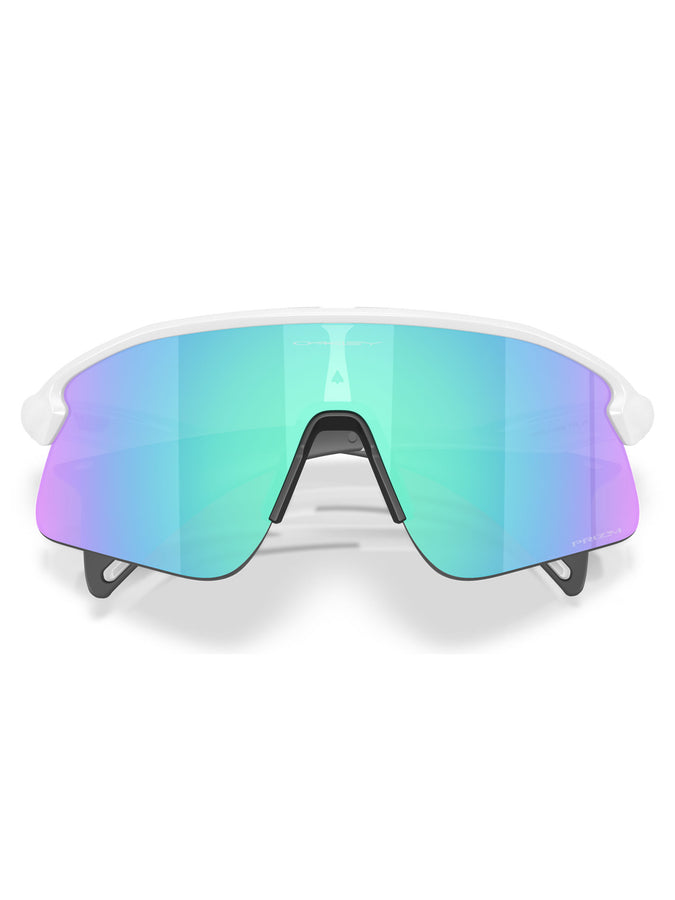 Oakley Stunt Devil Polished White/Prizm Sapphire Sunglasses | POLISHED WHITE/PRIZM SAPPHIRE