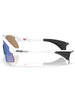 Oakley Stunt Devil Polished White/Prizm Sapphire Sunglasses