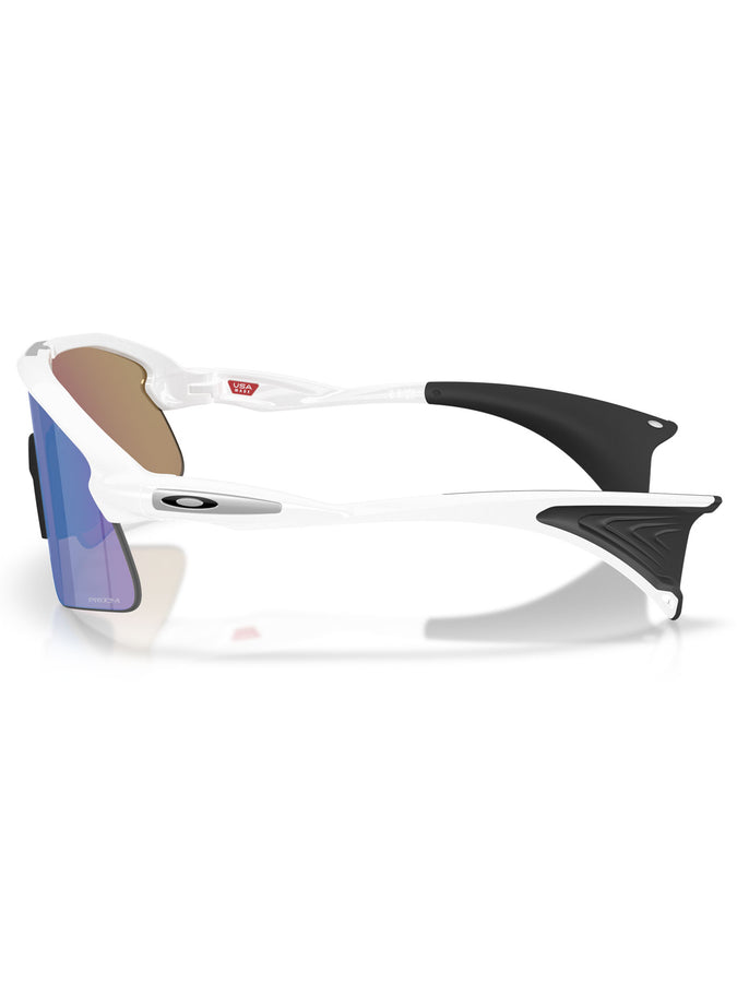 Oakley Stunt Devil Polished White/Prizm Sapphire Sunglasses | POLISHED WHITE/PRIZM SAPPHIRE