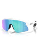 Oakley Stunt Devil Polished White/Prizm Sapphire Sunglasses