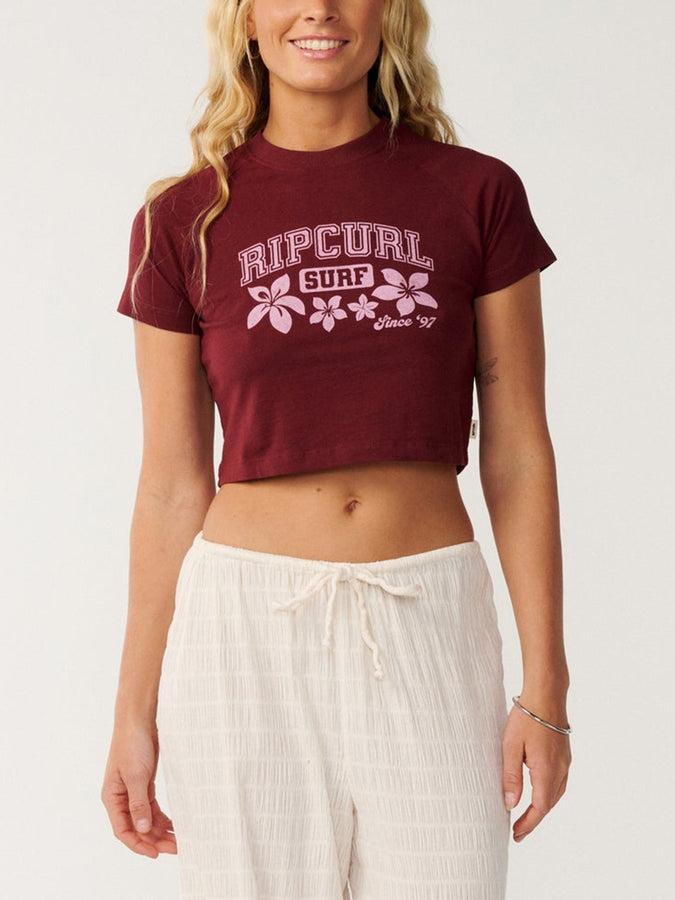 Rip Curl Retro Swell T-Shirt Fall 2026 | DARK PLUM (2924)