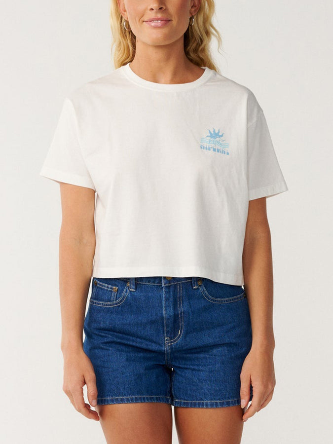 Rip Curl Swell Crop T-Shirt Fall 2026 | BONE (3021)