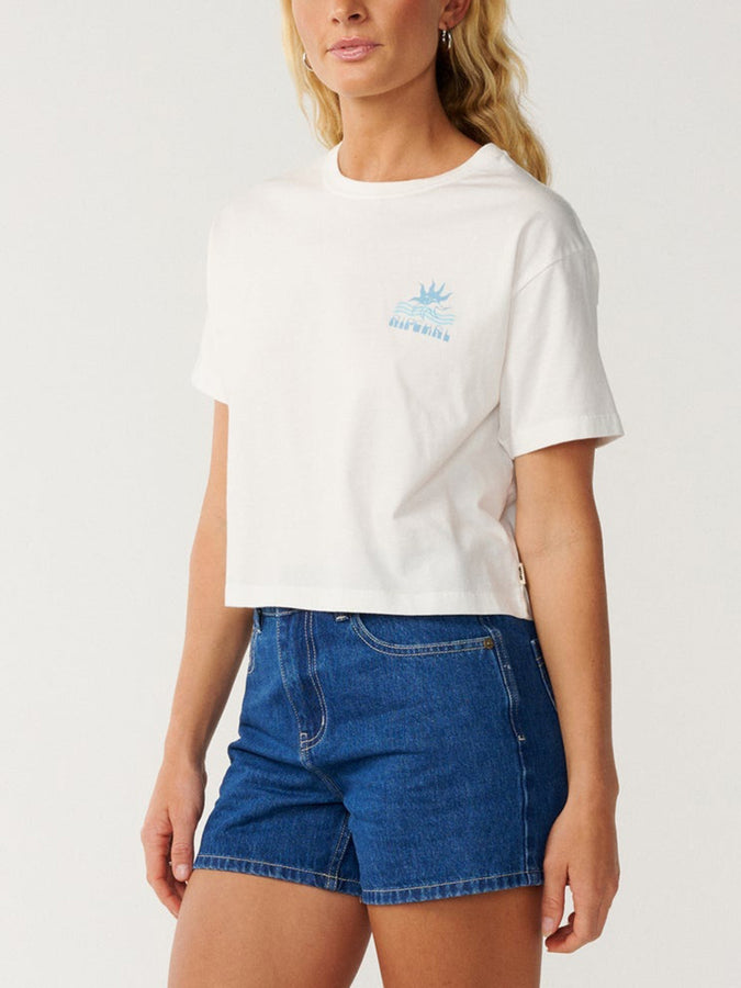 Rip Curl Swell Crop T-Shirt Fall 2026 | BONE (3021)