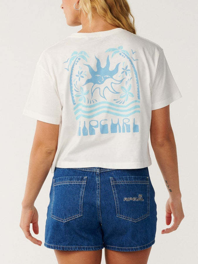 Rip Curl Swell Crop T-Shirt Fall 2026 | BONE (3021)