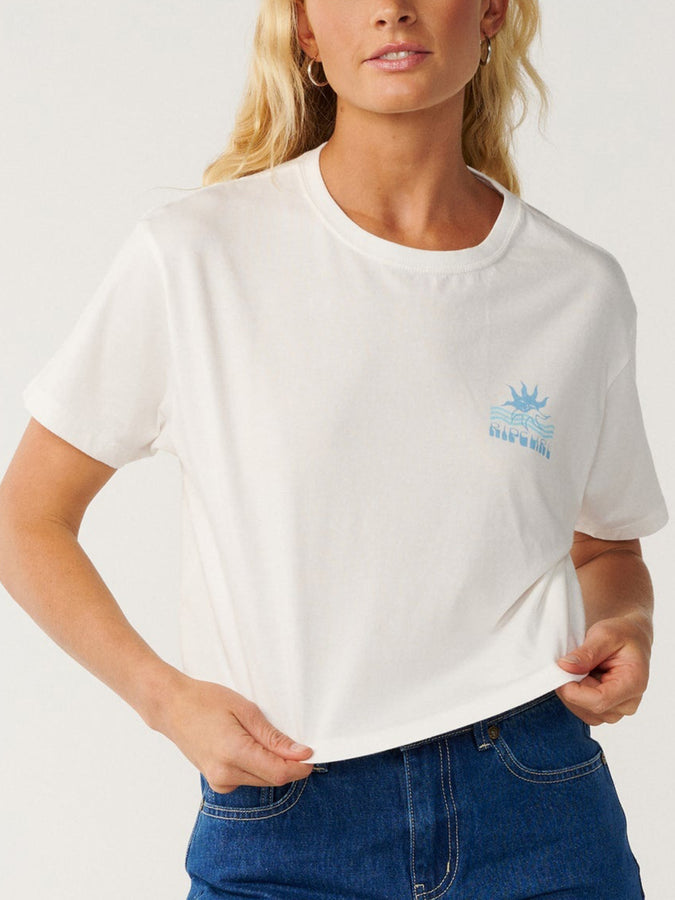 Rip Curl Swell Crop T-Shirt Fall 2026 | BONE (3021)