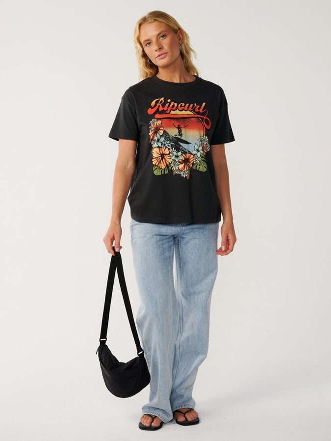 Rip Curl Wave Relaxed T-Shirt Fall 2026 | WASHED BLACK (8264)