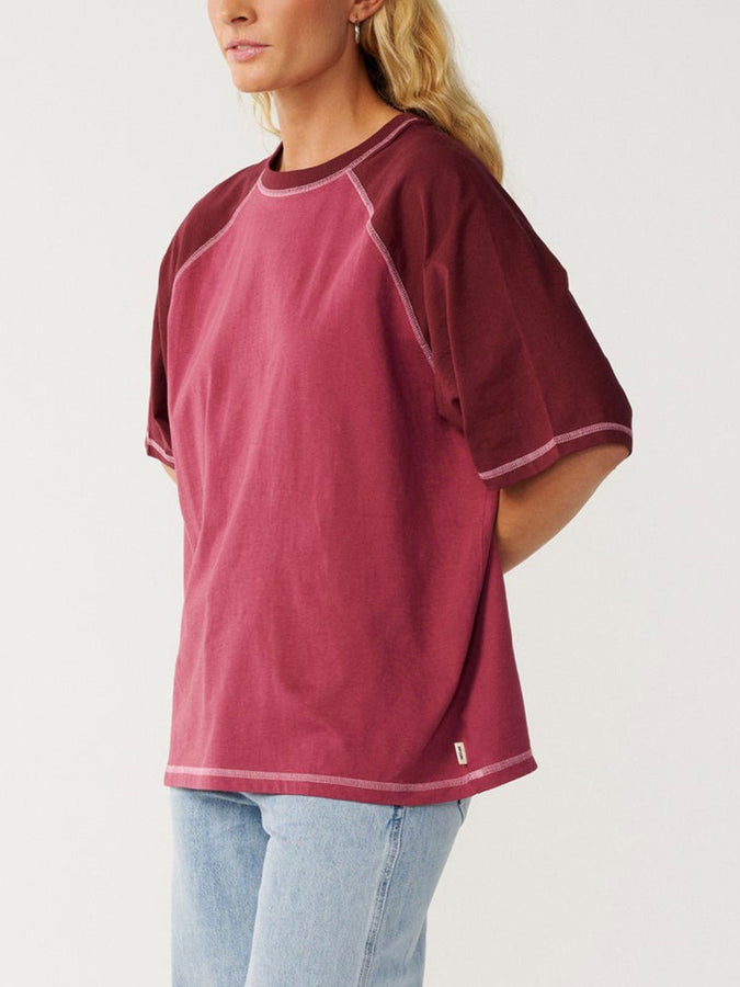 Rip Curl Classic Boxy Raglan T-Shirt Fall 2026 | DARK PLUM (2924)