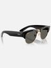 Ray-Ban x A$AP Rocky Mega Clubmaster Black On Gold Sunglasses