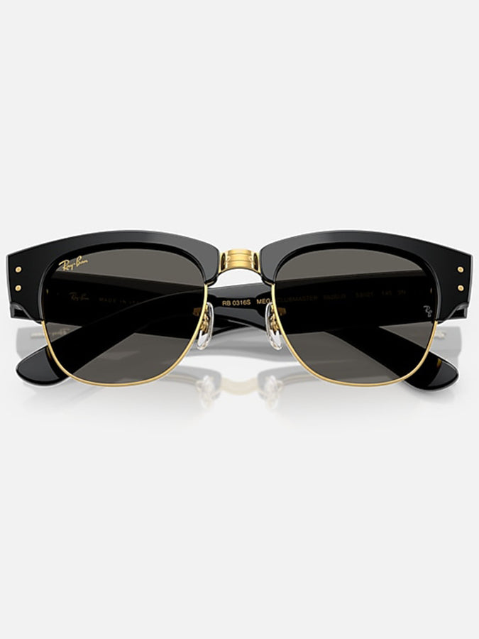 Ray-Ban x A$AP Rocky Mega Clubmaster Black On Gold Sunglasses | BLACK ON GOLD/DARK GREY