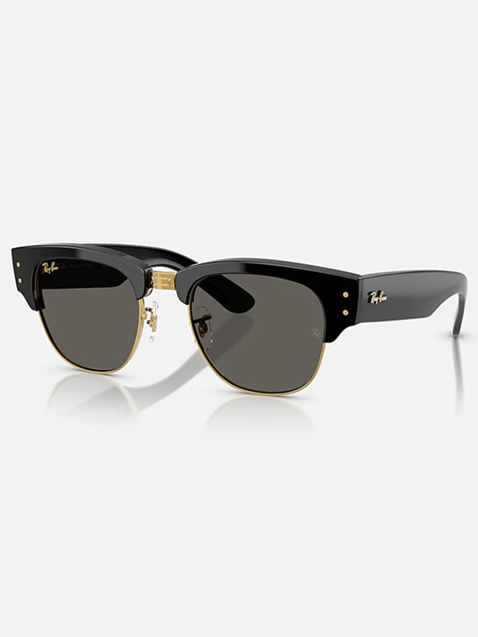 Ray-Ban x A$AP Rocky Mega Clubmaster Black On Gold Sunglasses | BLACK ON GOLD/DARK GREY