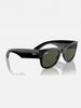 Ray-Ban Mega Wayfarer Polished Black/Green Sunglasses