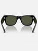 Ray-Ban Mega Wayfarer Polished Black/Green Sunglasses