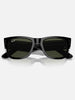 Ray-Ban Mega Wayfarer Polished Black/Green Sunglasses