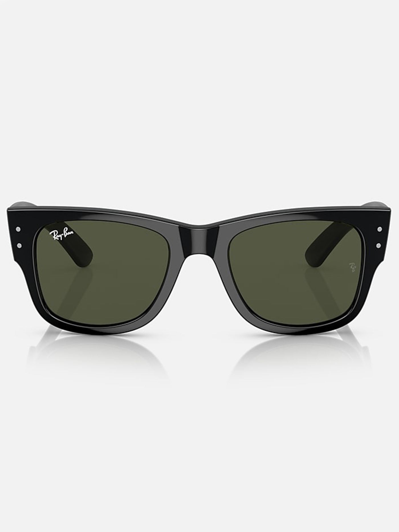 Ray Ban 2024 Mega Wayfarer Black/Green Classic Sunglasses