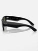 Ray-Ban Mega Wayfarer Polished Black/Green Sunglasses