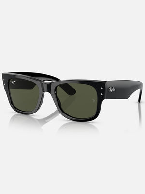 Ray Ban 2024 Mega Wayfarer Black/Green Classic Sunglasses