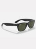 Ray-Ban New Wayfarer Matte Black/G-15 Green Sunglasses