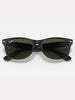 Ray-Ban New Wayfarer Matte Black/G-15 Green Sunglasses