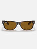 Ray Ban New Wayfarer Light Havana/G-15 Brown Sunglasses