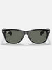 Ray-Ban New Wayfarer Polished Black/Green Sunglasses
