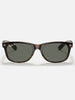 Ray-Ban New Wayfarer Tortoise/Polar Green Sunglasses