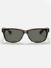 Ray Ban New Wayfarer Tortoise/G-15 Green Sunglasses