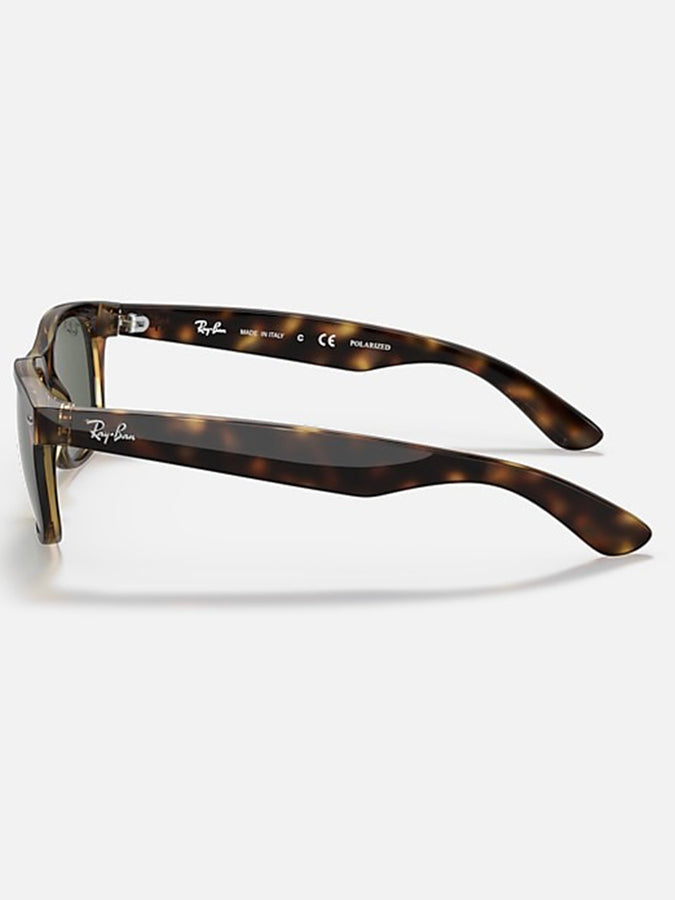 Ray Ban New Wayfarer Tortoise/G-15 Green Sunglasses | TORTOISE/G-15 GREEN