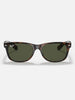 Ray Ban New Wayfarer Tortoise/G-15 Green Sunglasses