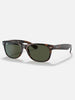Ray Ban New Wayfarer Tortoise/G-15 Green Sunglasses