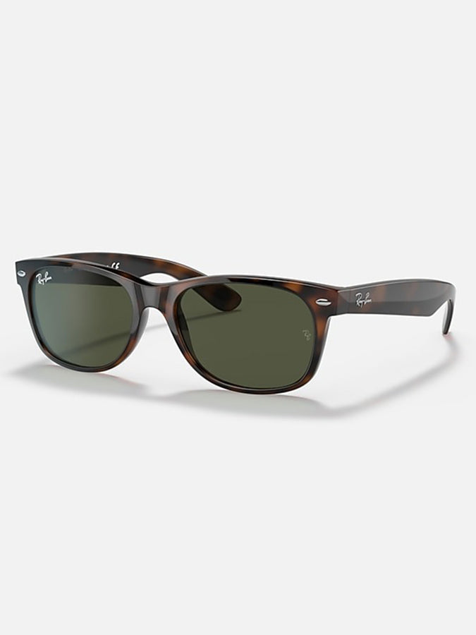 Ray Ban New Wayfarer Tortoise/G-15 Green Sunglasses | TORTOISE/G-15 GREEN