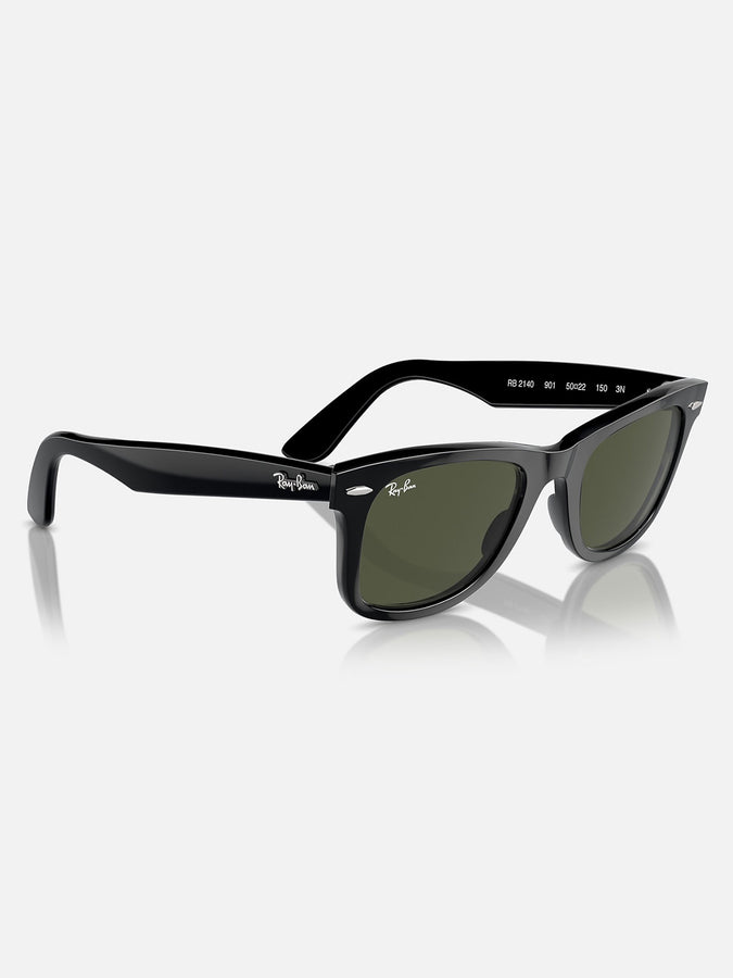 Ray Ban Wayfarer Black/G-15 Green Sunglasses | BLACK/G-15 GREEN