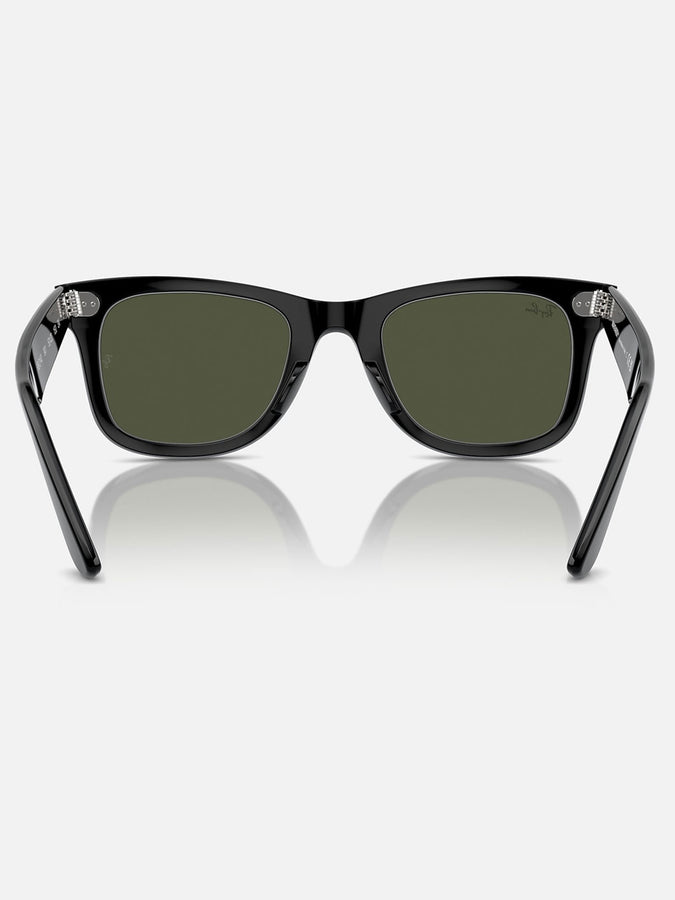 Ray Ban Wayfarer Black/G-15 Green Sunglasses | BLACK/G-15 GREEN