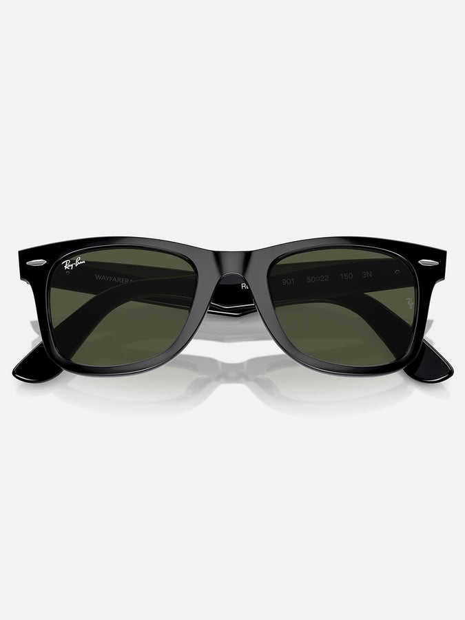 Ray Ban Wayfarer Black/G-15 Green Sunglasses | BLACK/G-15 GREEN