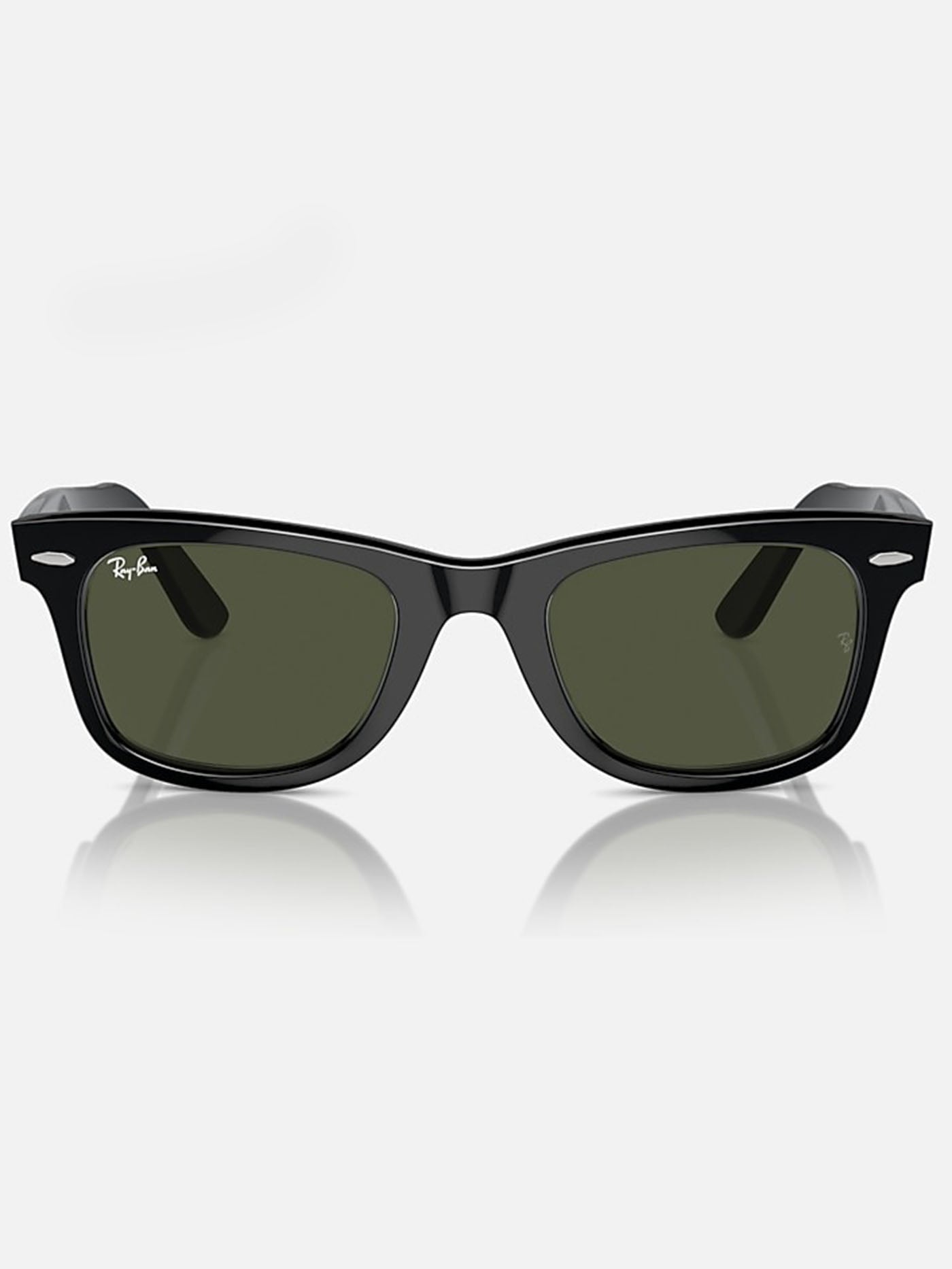 Ray Ban 2024 Wayfarer Black/Green Classic G-15 Sunglasses